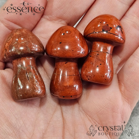 Red Jasper 35mm Mushroom