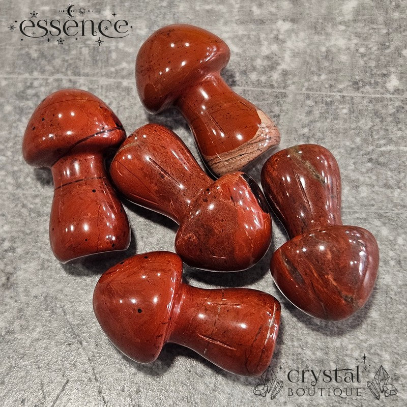 Red Jasper 35mm Mushroom