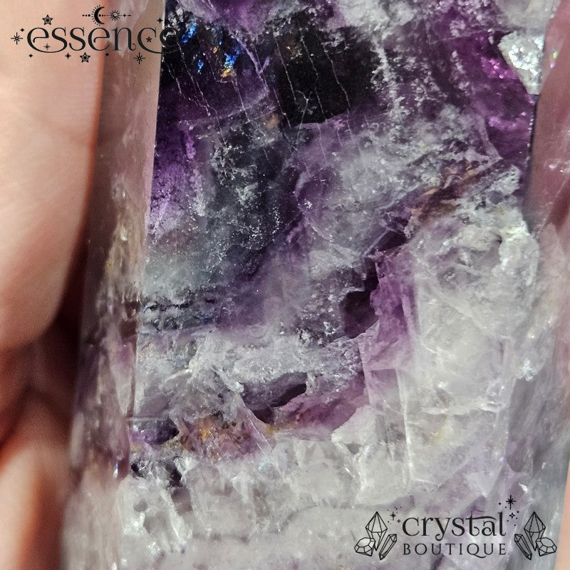 Fluorite Tower from Brazil – Radiant Energy and Mental Clarity (284g)