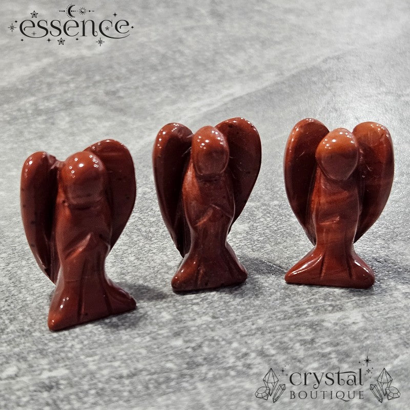 Red Jasper Angel – Guardian of Vitality and Courage