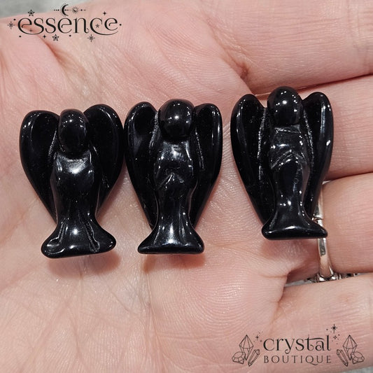 Obsidian Angel – Guardian of Protection and Strength