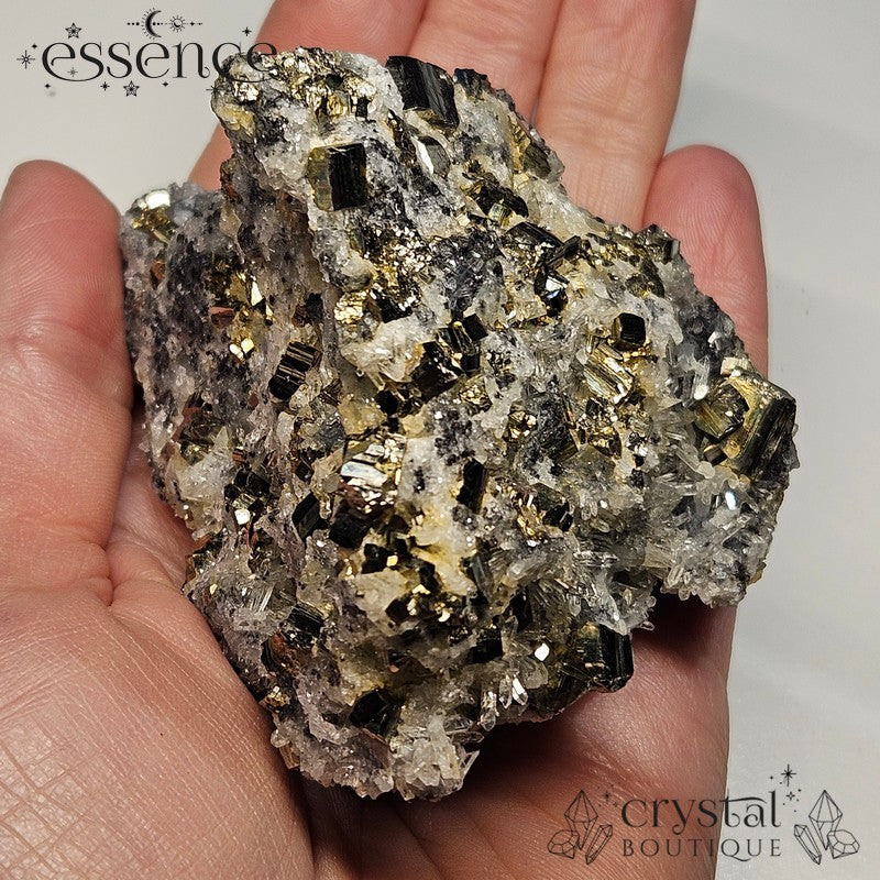 Bulgarian Crystal Specimen with Pyrite, Sphalerite, Quartz and Galena - 271g