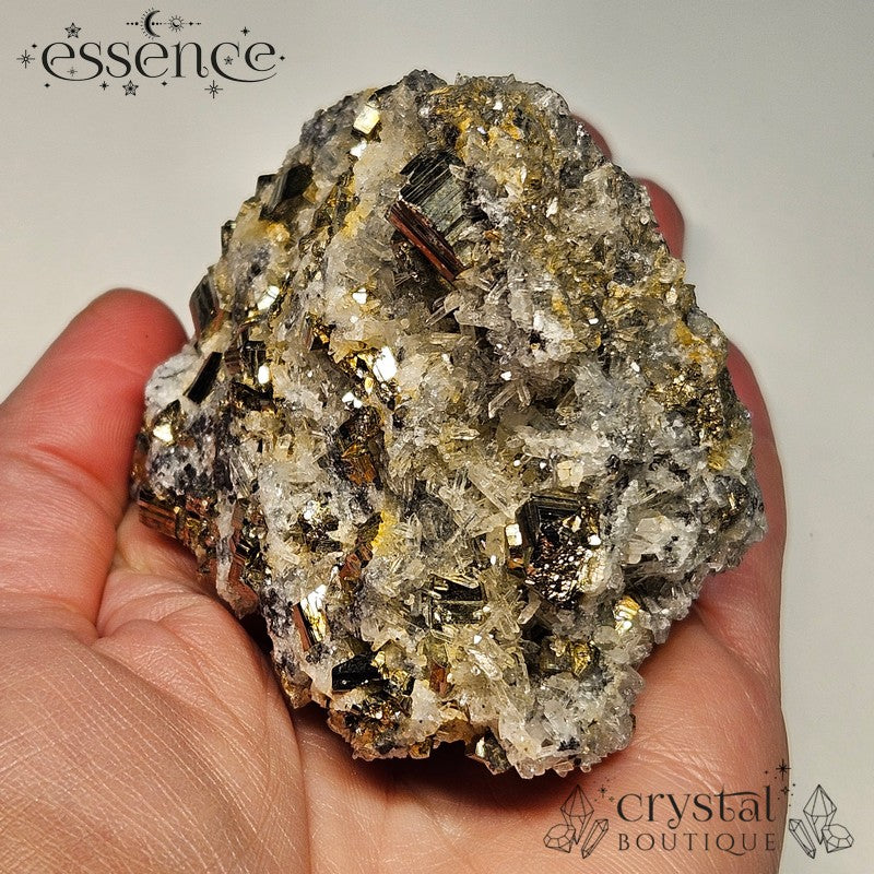 Bulgarian Crystal Specimen with Pyrite, Sphalerite, Quartz and Galena - 271g