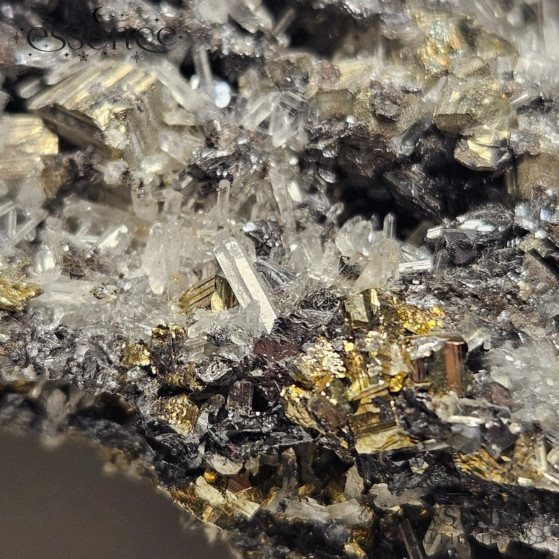 Bulgarian Crystal Specimen with Galena, Sphalerite, and Pyrite - 338g