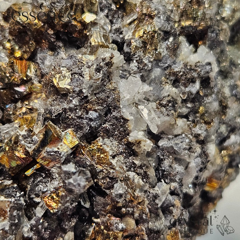 Bulgarian Crystal Specimen with Galena, Sphalerite, and Pyrite - 521g