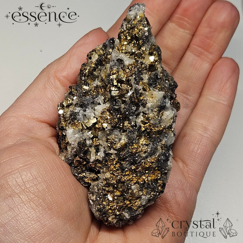 Bulgarian Crystal Specimen Pyrite, Quartz, Galena and Sphalerite 200g