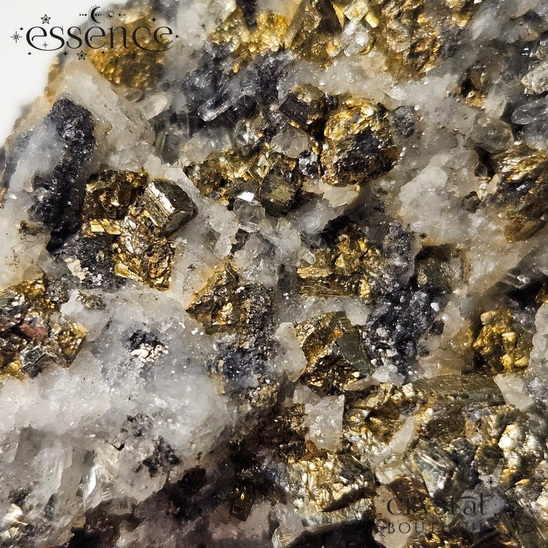 Bulgarian Crystal Specimen Pyrite, Quartz, Galena and Sphalerite 200g