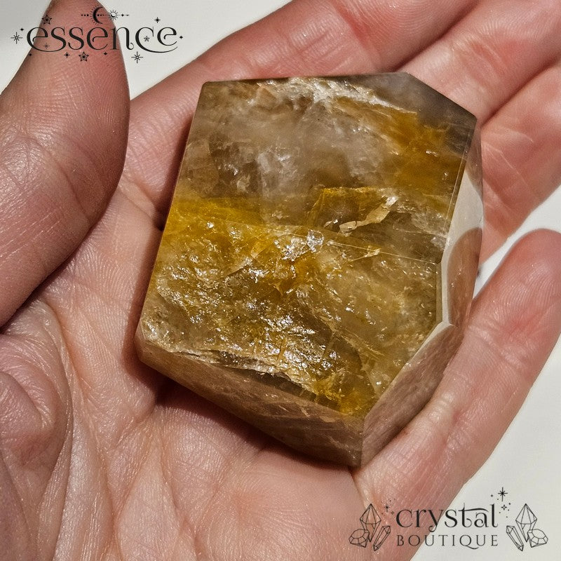 Golden Healer Quartz Free Form – Radiate Healing Energy 112gm