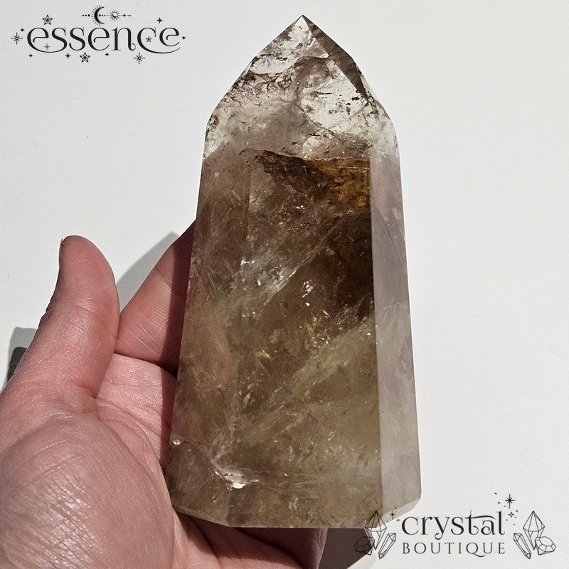 Natural Brazilian Citrine Tower – 387g of Sunshine Energy