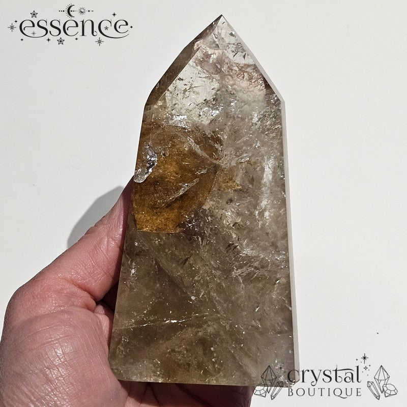 Natural Brazilian Citrine Tower – 387g of Sunshine Energy