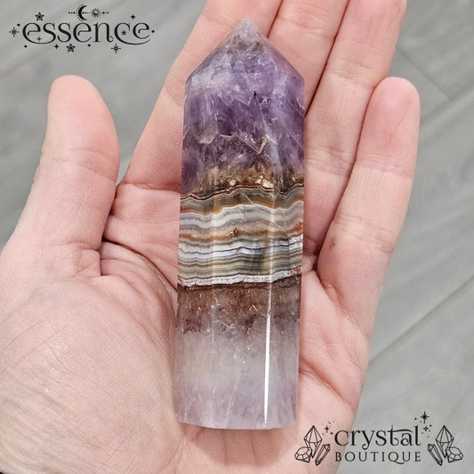 Amethyst Crazy Lace Agate 110gm Tower