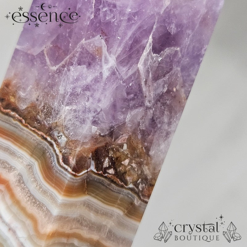 Amethyst Crazy Lace Agate 110gm Tower