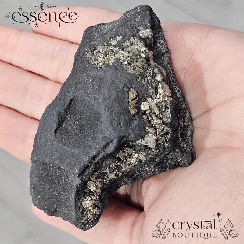 Raw Shungite with Pyrite - 170g