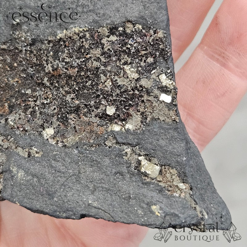 Raw Shungite with Pyrite - 157g