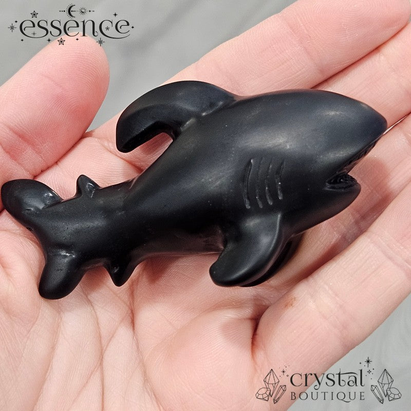 Black Obsidian Shark – Power and Resilience