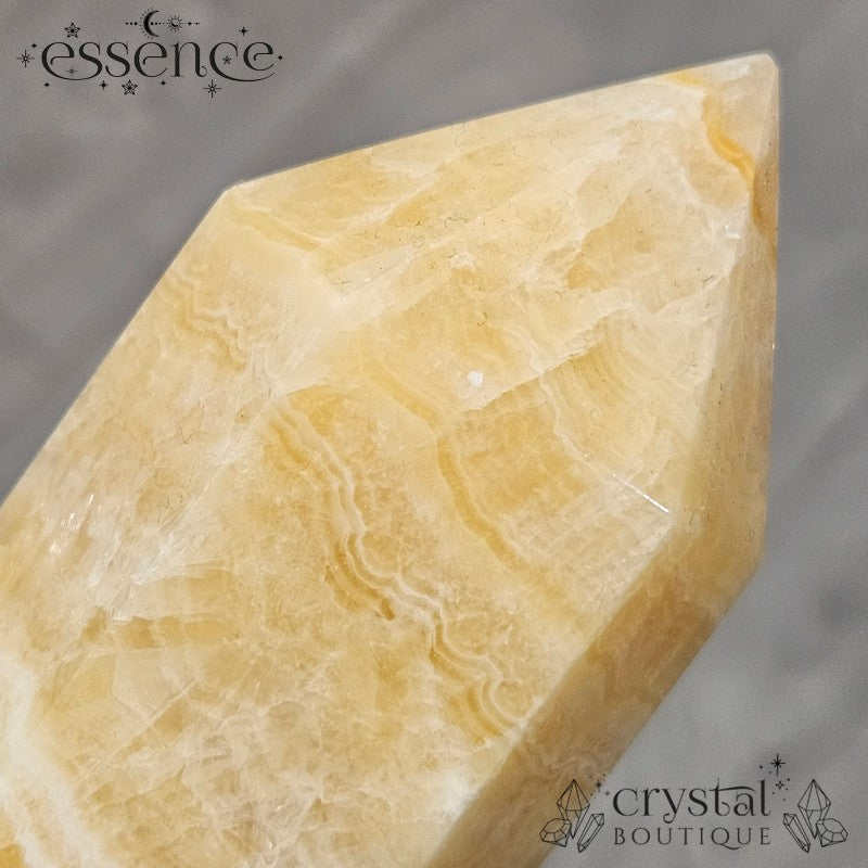 Orange Calcite Tower – 977g of Radiant Energy