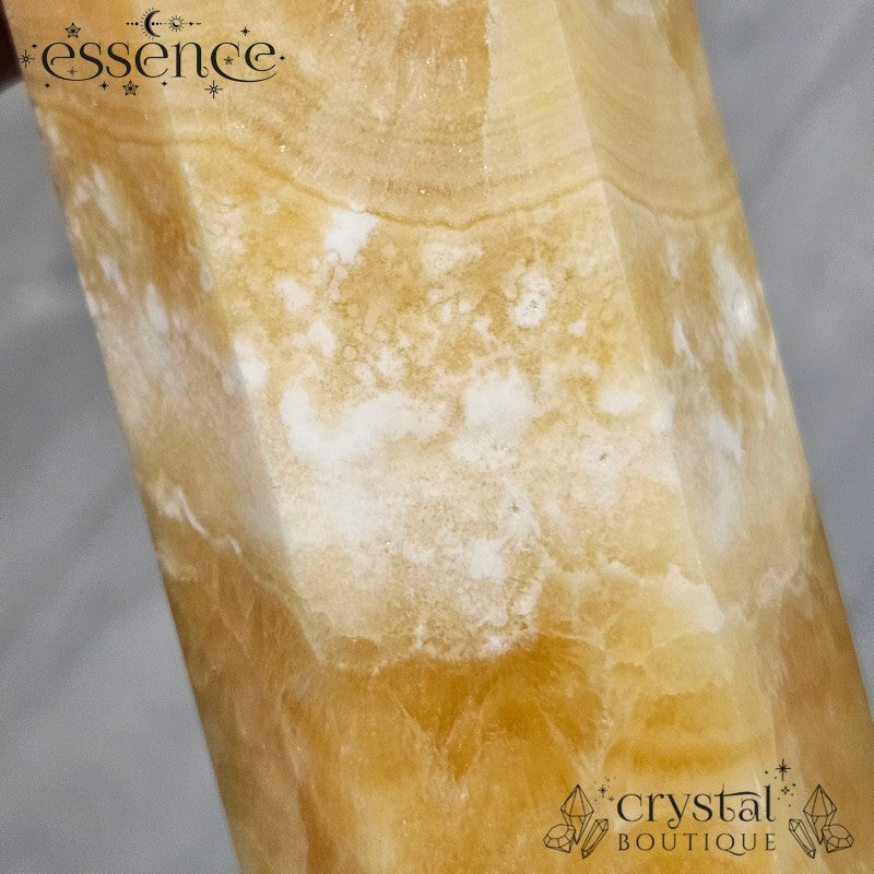 Orange Calcite Tower – 977g of Radiant Energy