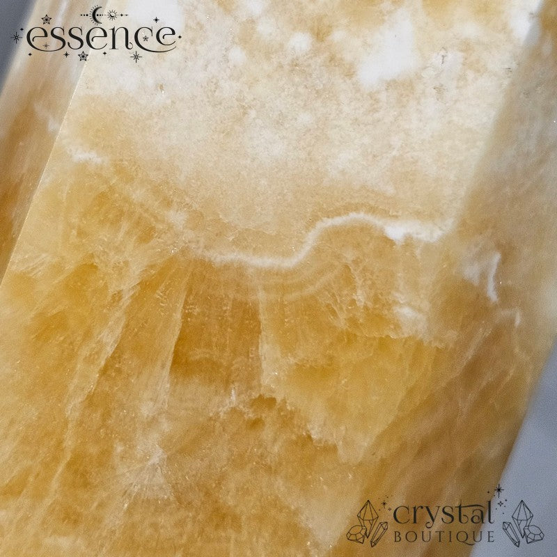 Orange Calcite Tower – 977g of Radiant Energy