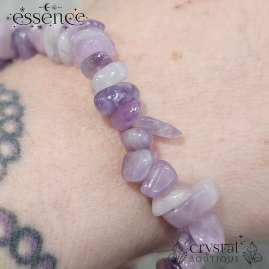 Lepidolite Chip Bracelet