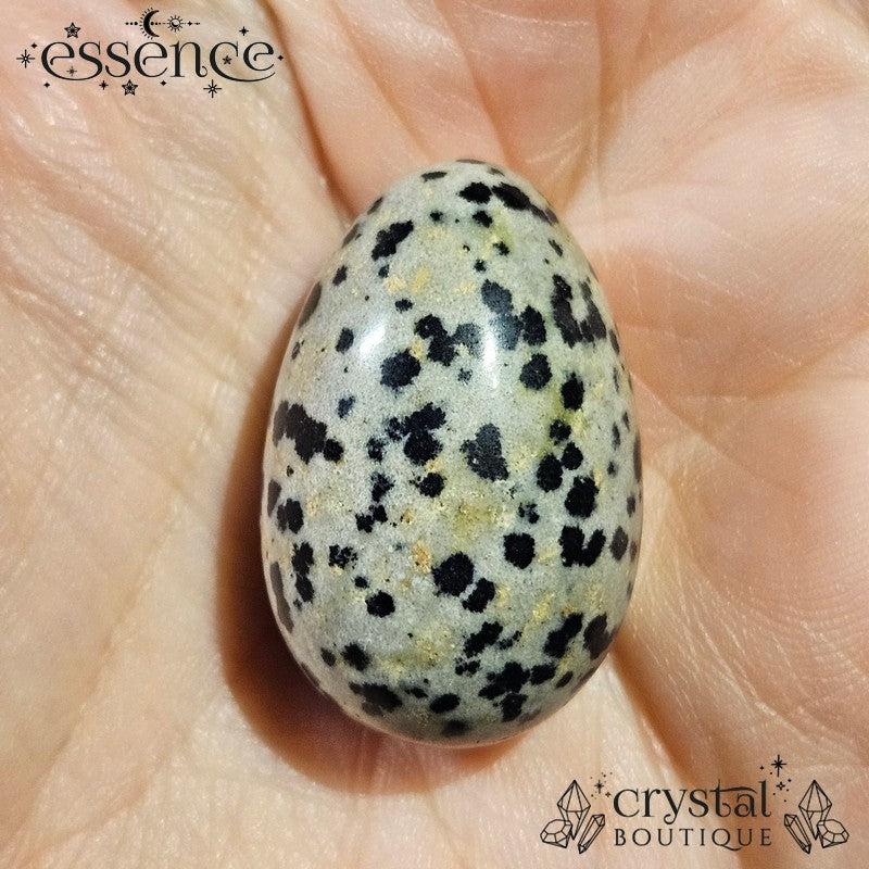 Dalmatian Jasper Egg - 30mm