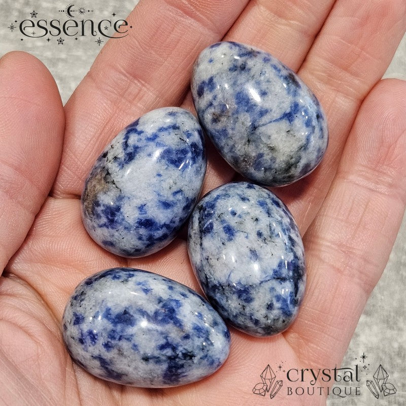 Blue Dot Jasper Egg 30mm