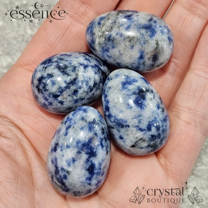 Blue Dot Jasper Egg 30mm