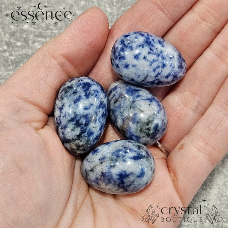 Blue Dot Jasper Egg 30mm