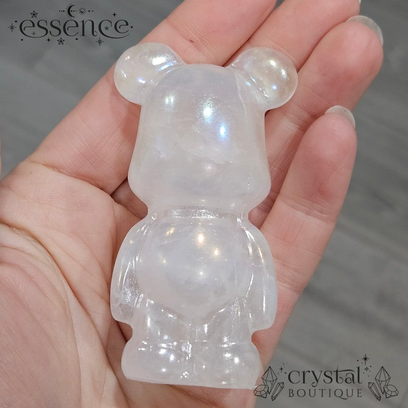 Aura Clear Quartz Bear