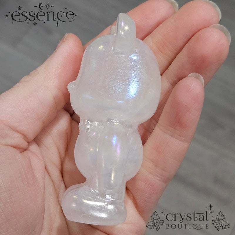 Aura Clear Quartz Bear