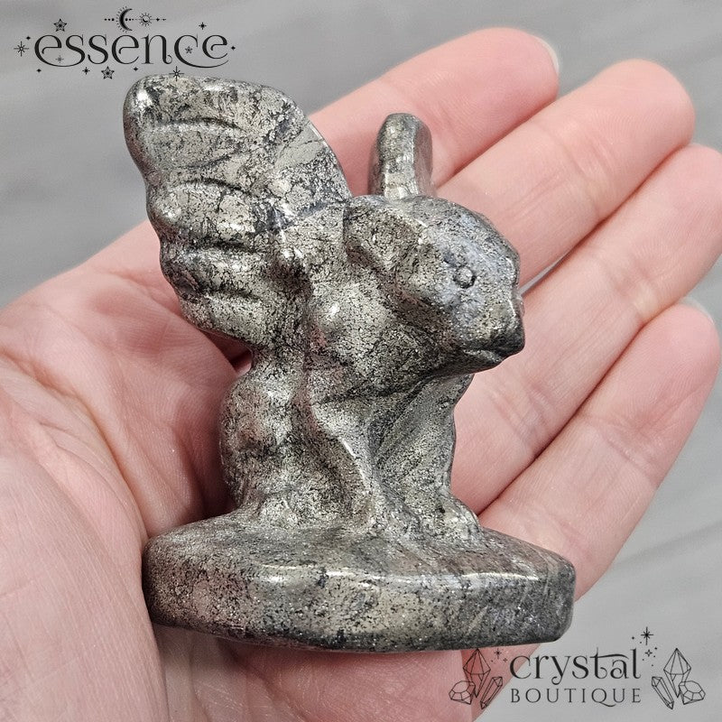 Pyrite Gargoyle – The Guardian of Strength & Protection