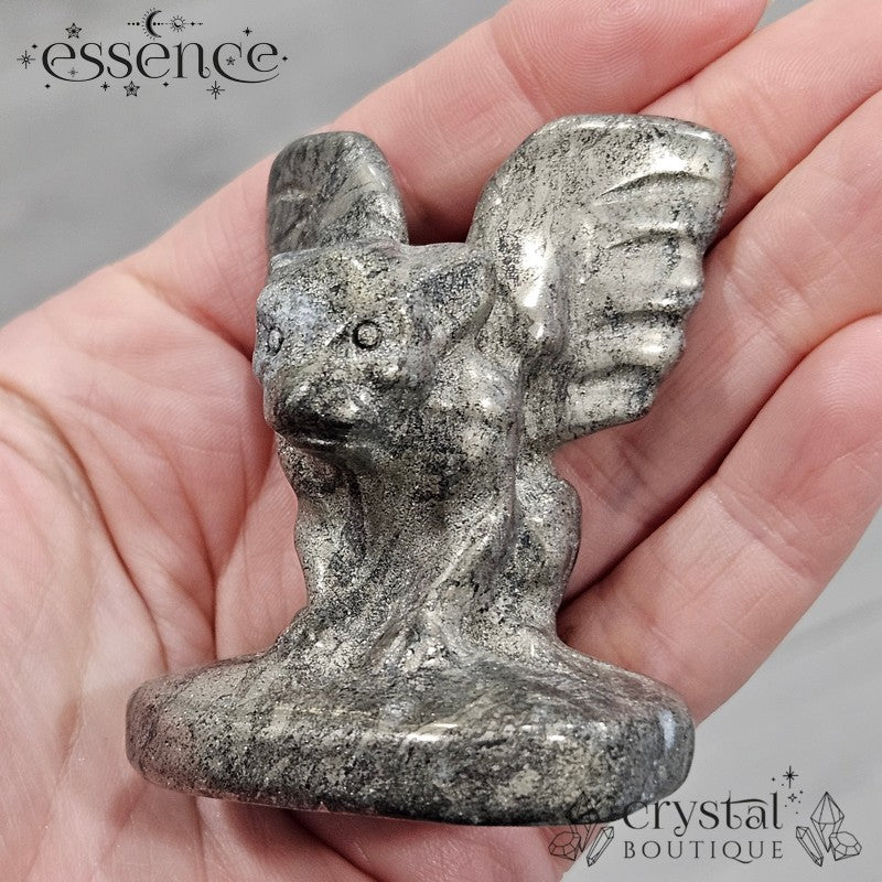 Pyrite Gargoyle – The Guardian of Strength & Protection