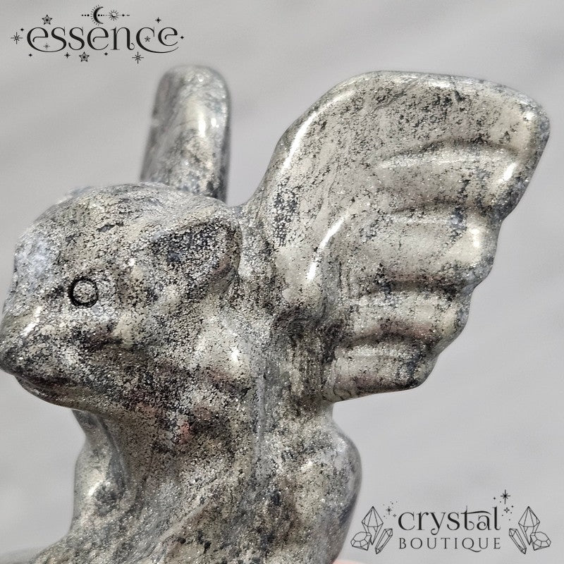 Pyrite Gargoyle – The Guardian of Strength & Protection