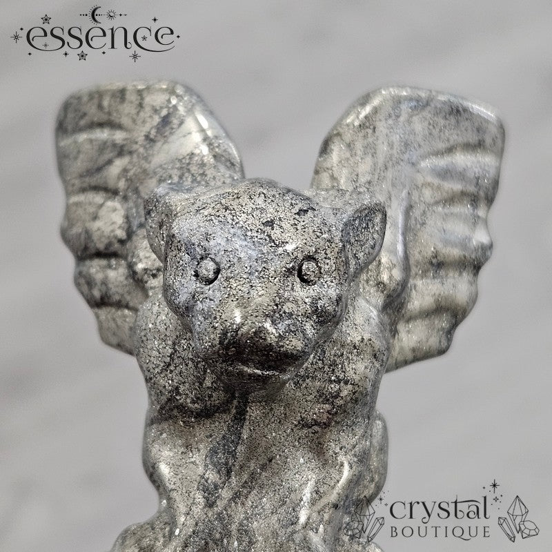 Pyrite Gargoyle – The Guardian of Strength & Protection