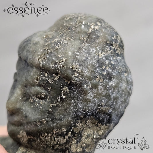 Pyrite Buddha Head