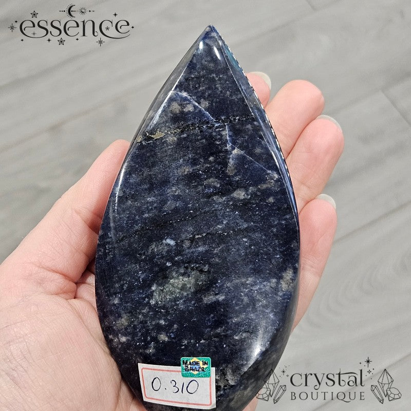 Sodalite Flame with Pyrite – Stone of Intuition & Confidence