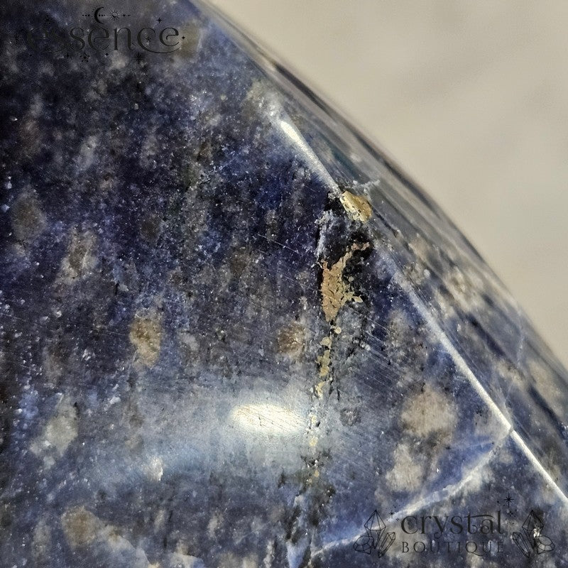 Sodalite Flame with Pyrite – Stone of Intuition & Confidence