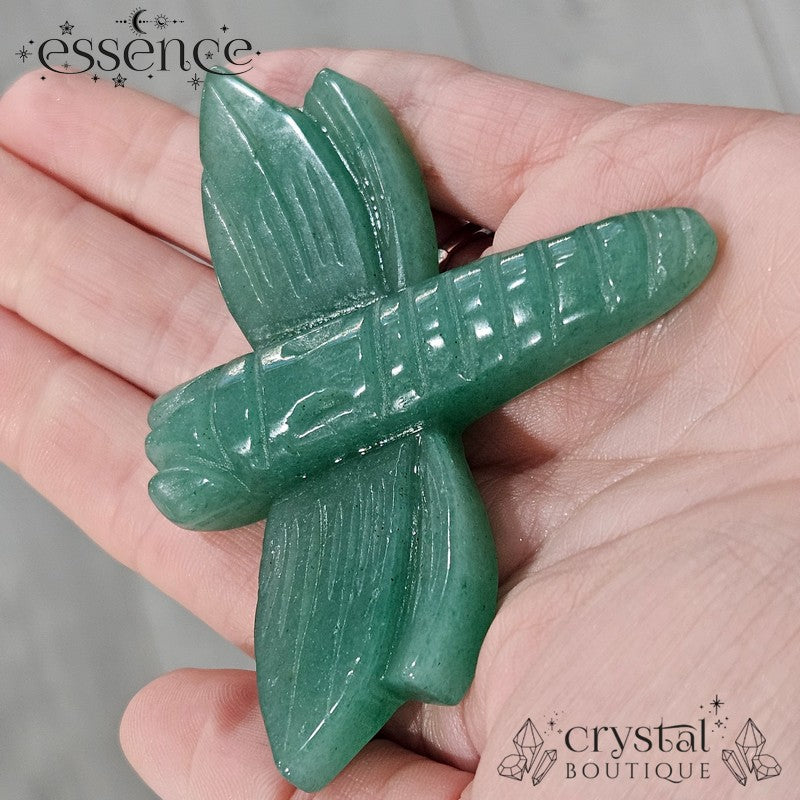 Green Aventurine Dragonfly