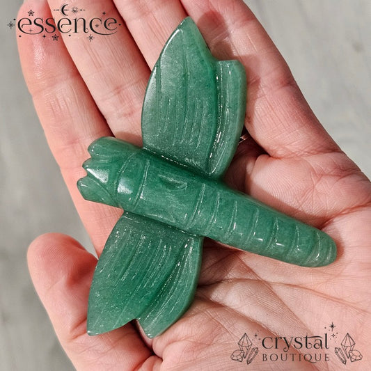 Green Aventurine Dragonfly