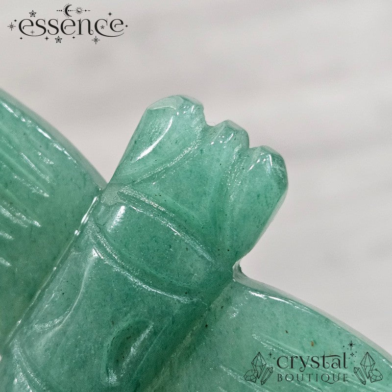 Green Aventurine Dragonfly