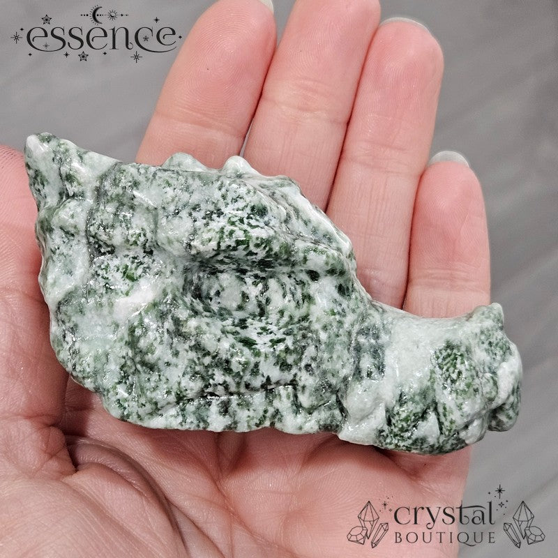 Tree Agate Dragon Head – The Guardian of Stability & Growth