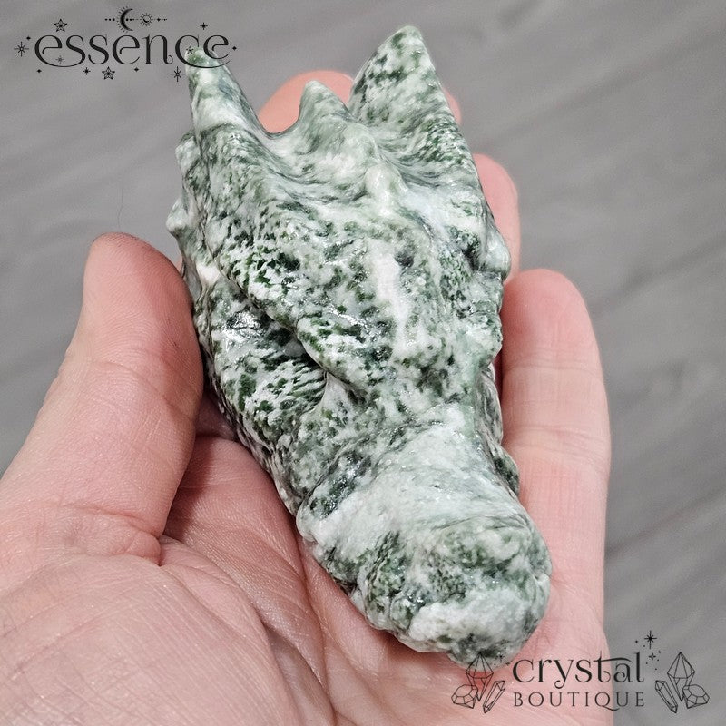 Tree Agate Dragon Head – The Guardian of Stability & Growth