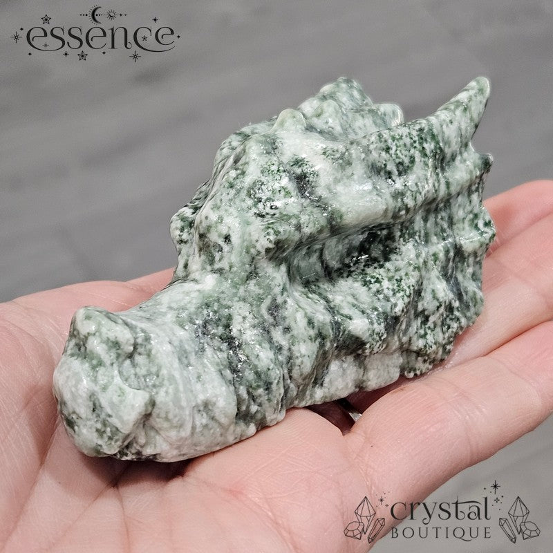 Tree Agate Dragon Head – The Guardian of Stability & Growth