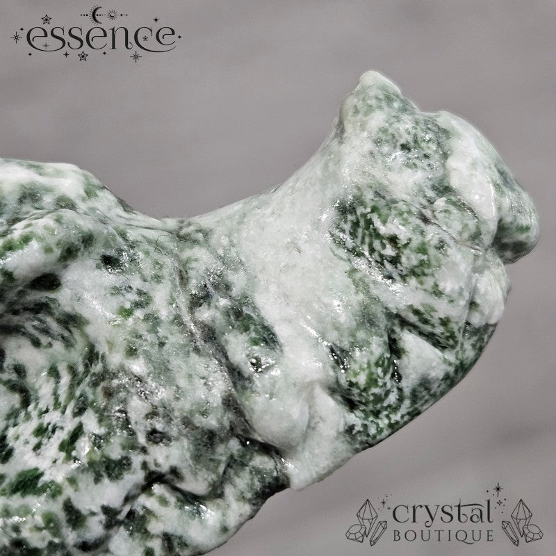 Tree Agate Dragon Head – The Guardian of Stability & Growth