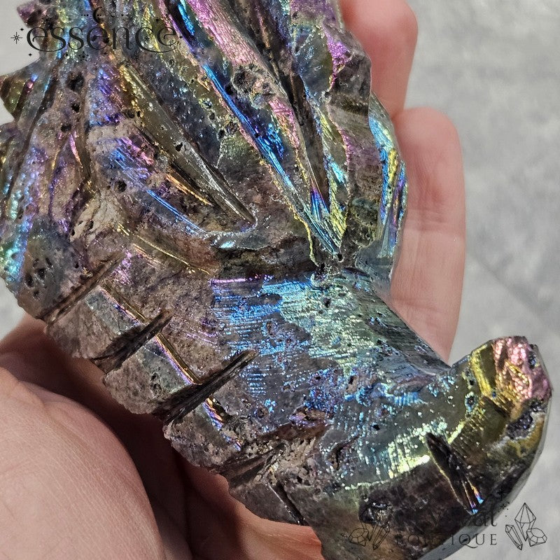 Aura Sphalerite Dragon Head – Mystical Guardian of Transformation ✨