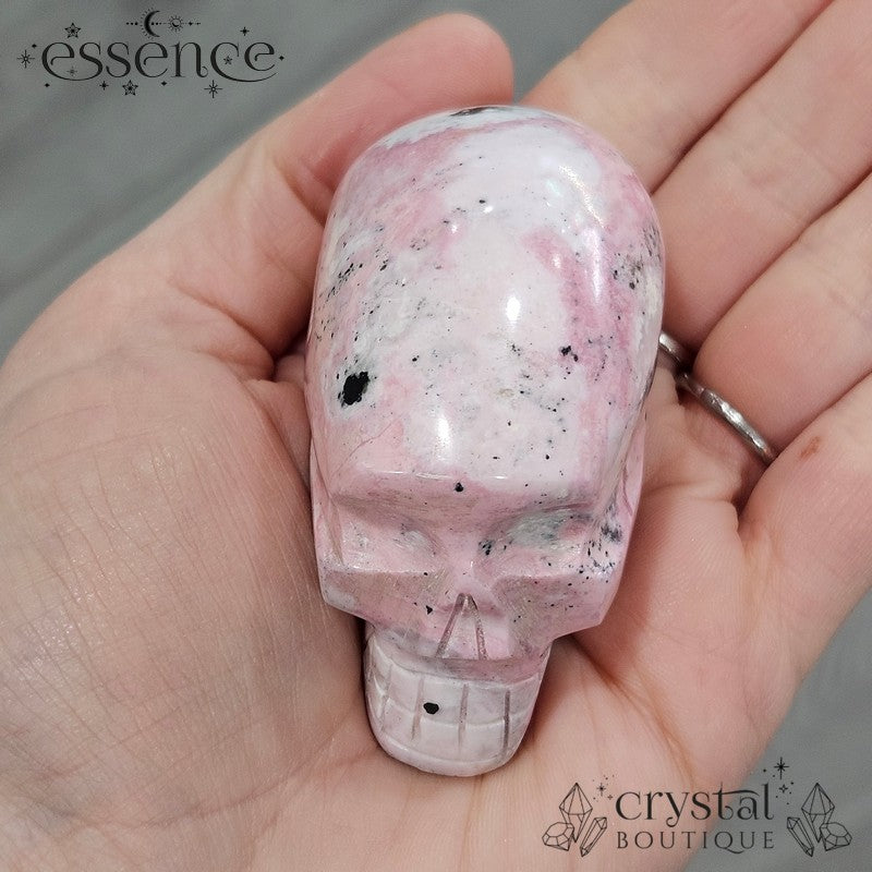 Peruvian Rhodonite Skull