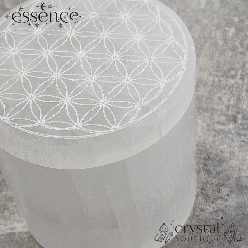 Satin Spa / Selenite Trinket pot