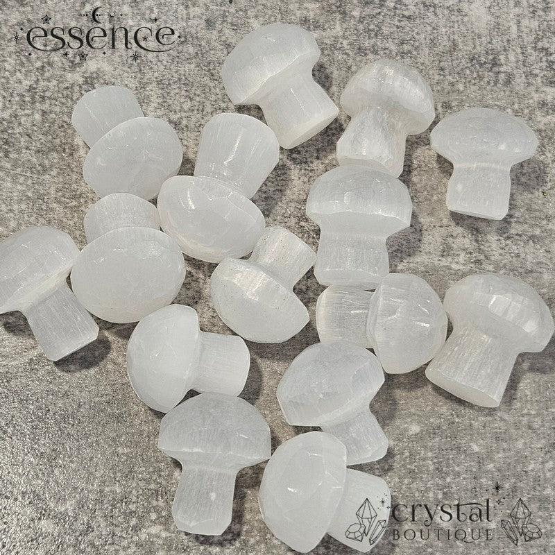 Satin Spa / Selenite Little Mushroom