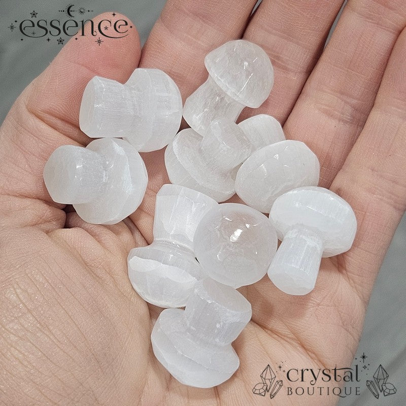 Satin Spa / Selenite Little Mushroom