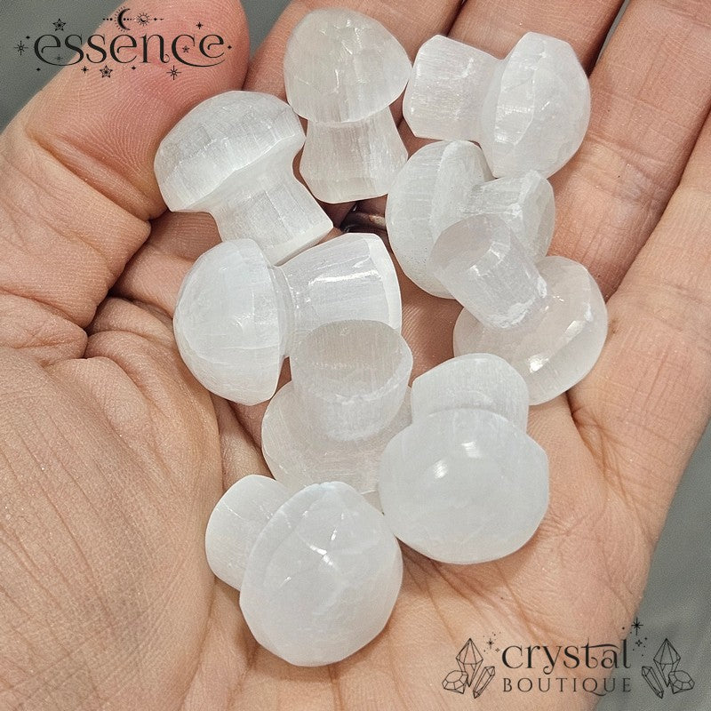 Satin Spa / Selenite Little Mushroom