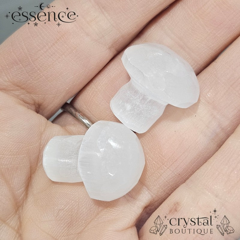 Satin Spa / Selenite Little Mushroom